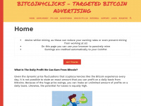 bitcoin4clicks.com Webseite Vorschau