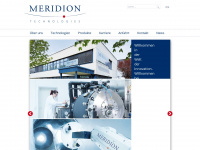 meridion-technologies.de Webseite Vorschau