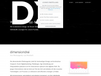 dimensiondrei.com Webseite Vorschau