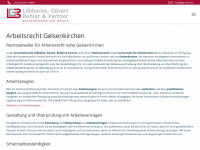 anwalt-arbeitsrecht-gelsenkirchen.de Webseite Vorschau