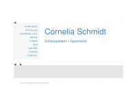 cornelia-schmidt.com Webseite Vorschau
