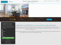 swiss-luxury-apartments.ch Webseite Vorschau