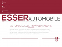 automobile-esser.de Webseite Vorschau