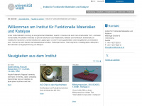 functionalmaterials.univie.ac.at Webseite Vorschau