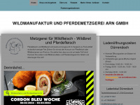 wildmanufaktur-arn.ch Webseite Vorschau