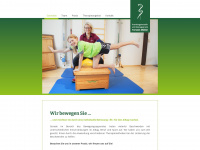 krankengymnastik-astfeld.de Webseite Vorschau