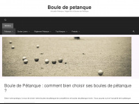 boule-petanque.fr Webseite Vorschau