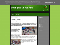 ein-jahr-bolivien.blogspot.com Webseite Vorschau
