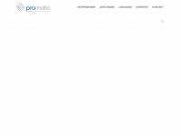 promatic-gmbh.de Webseite Vorschau