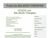balance-therapien.eu Webseite Vorschau