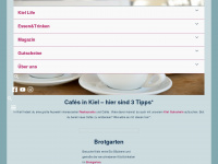 cafe-kiel.de Webseite Vorschau