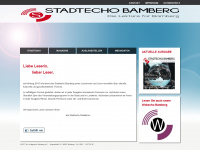 stadtecho-bamberg.de Webseite Vorschau