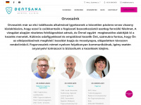 dentsana.hu Webseite Vorschau