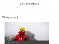 binmalkuerzweg.com Webseite Vorschau