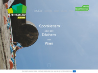 flakturm-klettern.at Webseite Vorschau