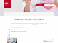 agrana-research.com Webseite Vorschau