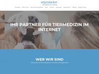 vetproduction.de Webseite Vorschau