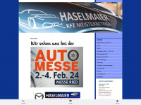 haselmaier-kfz.at Webseite Vorschau