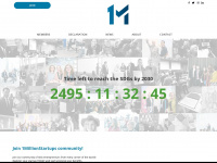1millionstartups.com Webseite Vorschau