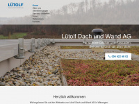 luetolf-bedachungen.ch Webseite Vorschau
