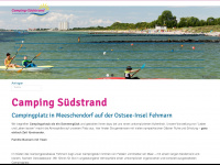 camping-suedstrand.de Webseite Vorschau