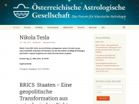 oeag-astrologie.at Webseite Vorschau