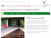 kikom.unibe.ch Webseite Vorschau