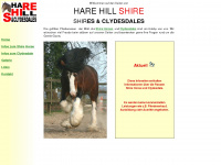 hare-hill-shire.de Webseite Vorschau