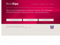 multigips.de Webseite Vorschau