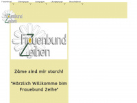frauenbund-zeihen.ch Webseite Vorschau