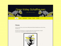 open-volley.ch Webseite Vorschau