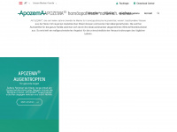 apozema.at Webseite Vorschau