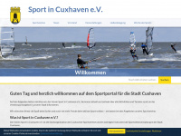 sport-in-cuxhaven.de Webseite Vorschau