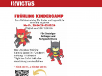 invictus-training.ch Webseite Vorschau