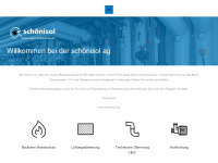 schoenisol.ch Webseite Vorschau