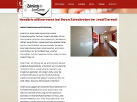 zahnaerzte-im-josefcarree.de Webseite Vorschau