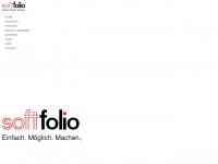 softfolio.eu Webseite Vorschau