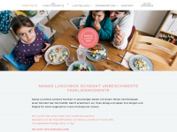 nanas-lunchbox.ch Webseite Vorschau