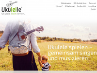 ukulele-leicht-lernen.de Webseite Vorschau