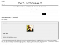 tempelhoferjournal.de Webseite Vorschau