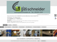 glasschneider.at Webseite Vorschau