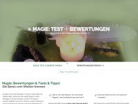 magie-test.info Webseite Vorschau