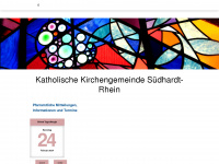 kath-suedhardt-rhein.de Webseite Vorschau
