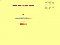 hentschel.name Webseite Vorschau