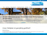 marina-coswig.de Webseite Vorschau