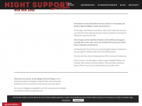 nightsupport-friends.de Webseite Vorschau
