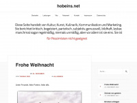 hobeins.net Webseite Vorschau