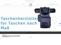 taschenhersteller.net Webseite Vorschau