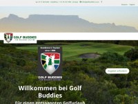 golfbuddies.co.za Webseite Vorschau