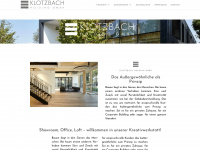 klotzbach-gruppe.de Webseite Vorschau